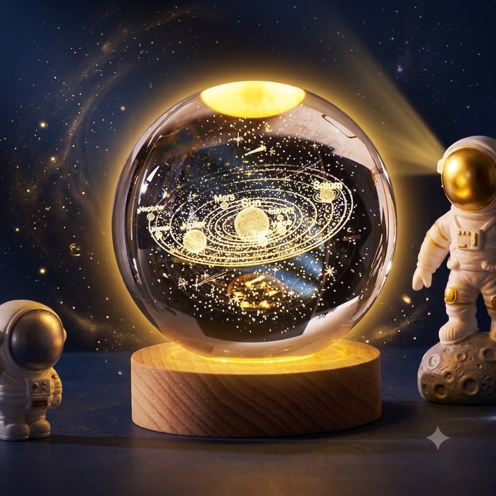 Desidiya Universe Crystal Ball Night LED Lamp